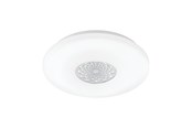 Lampy - EGLO CAPASSO 1 oprawa ścienna / sufitowa, biały, chrom - 96026
