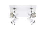 Lampy - EGLO TAMARA 1 spot, biały, chrom - 95995