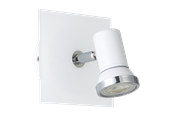 Lampy - EGLO TAMARA 1 spot, biały, chrom - 95993