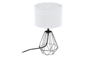 Lampy - EGLO CARLTON 2 oprawa stołowa, biały - 95789