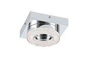 Lampy - EGLO FRADELO oprawa ścienna / sufitowa, chrom, przeźroczysty - 95662