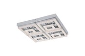 Lampy - EGLO FRADELO oprawa sufitowa, chrom, przeźroczysty - 95661