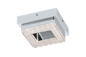 Lampy - EGLO FRADELO oprawa ścienna / sufitowa, chrom, przeźroczysty - 95655