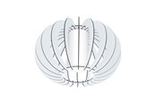 Lampy - EGLO STELLATO 2 oprawa sufitowa, biały - 95605