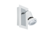 Lampy - EGLO SARRIA spot, biały, chrom - 94958