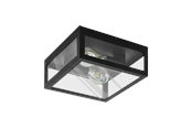 Lampy - EGLO ALAMONTE 1 oprawa ścienna / sufitowa, przeźroczysty - 94832