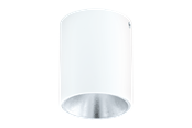 Lampy - EGLO POLASSO oprawa sufitowa, biały, srebrny - 94504