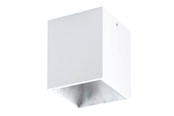 Lampy - EGLO POLASSO oprawa sufitowa, biały, srebrny - 94499