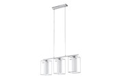Lampy - EGLO LONCINO 1 oprawa wisząca, przeźroczysty, biały - 94378