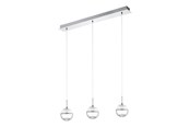 Lampy - EGLO MONTEFIO 1 oprawa wisząca, biały, przeźroczysty - 93784