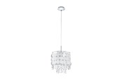 Lampy - EGLO FEDRA 2 oprawa wisząca, masa perÅ‚owa, przeźroczysty - 93092