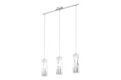 Lampy - EGLO RIVATO oprawa wisząca, biały, chrom - 92741