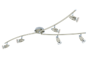 Lampy - EGLO MAGNUM-LED spot, nikiel satynowy, chrom - 92645