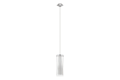 Lampy - EGLO PINTO oprawa wisząca, przeźroczysty, biały - 89832
