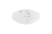 Lampy - EGLO MARS oprawa ścienna / sufitowa, wzór "trójkąty" - 80263