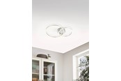 Lampy - EGLO PALMAVES 3 oprawa sufitowa, biały - 75607