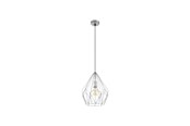 Lampy - EGLO CARLTON oprawa wisząca, srebrny - 49935