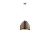 Lampy - EGLO SAFI oprawa wisząca, brązowy, złoty - 49815