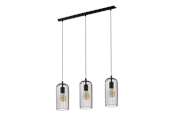 Lampy - EGLO ROCCAMENA oprawa wisząca, czarny, miedź - 49645