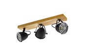 Lampy - EGLO GATEBECK spot, czarny - 44093