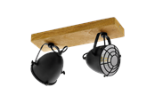 Lampy - EGLO GATEBECK spot, czarny - 44092
