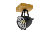 Lampy - EGLO GATEBECK spot, czarny - 44091