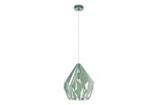 Lampy - EGLO CARLTON-P oprawa wisząca, pastelowy zielony - 49026