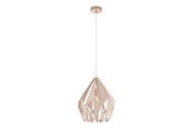 Lampy - EGLO CARLTON-P oprawa wisząca, pastelowy brzoskwiniowy - 49024