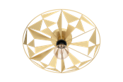 Lampy - EGLO CASTANUELO oprawa ścienna / sufitowa, złoto-kolorowy - 43599
