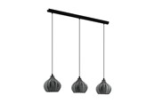 Lampy - EGLO TAMALLAT oprawa wisząca, czarny-transparentny - 43577