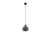 Lampy - EGLO TAMALLAT oprawa wisząca, czarny-transparentny - 43576