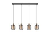 Lampy - EGLO CHISLE oprawa wisząca, bursztynowy - 43528