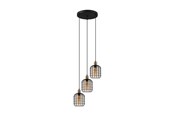Lampy - EGLO CHISLE oprawa wisząca, bursztynowy - 43499