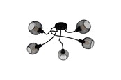 Lampy - EGLO WRINGTON 1 oprawa sufitowa, czarny - 43374