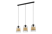 Lampy - EGLO ANWICK oprawa wisząca, naturalny - 43313