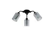 Lampy - EGLO FORESTBURG oprawa sufitowa, czarny-transparentny - 43308