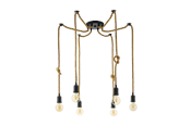 Lampy - EGLO RAMPSIDE oprawa wisząca, czarny - 43195