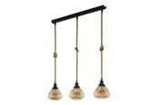 Lampy - EGLO RAMPSIDE oprawa wisząca, bursztynowy - 43192