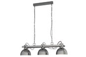 Lampy - EGLO LUBENHAM 1 oprawa wisząca, nikiel antyczny, kremowy *DEMO* - 43168