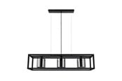 Lampy - EGLO BRISLING LANGBORD 3XE27 L110 RØG/SORT - 33985