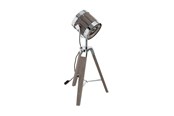 Lampy - EGLO WALESBY oprawa stołowa, naturalny, chrom - 33707