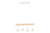 Lampy - EGLO TOWNSHEND oprawa wisząca, brązowy - 43704