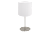 Lampy - EGLO PASTERI oprawa stołowa, biały - 31594