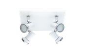Lampy - EGLO TAMARA 1 spot, biały, chrom - 31264
