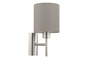 Lampy - EGLO PASTERI oprawa ścienna, popielaty - 94925