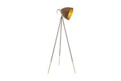 Lampy - EGLO CHESTER 1 oprawa podłogowa, w kolorze rdzy, złoty - 49519
