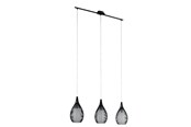 Lampy - EGLO RAZONI oprawa wisząca, czarny, biały - 94389