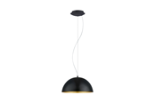 Lampy - EGLO GAETANO 1 oprawa wisząca, czarny, złoty - 94935