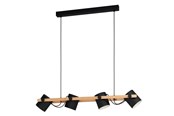 Lampy - EGLO HORNWOOD oprawa wisząca, brązowy - 43424