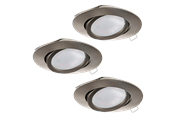 Lampy - EGLO TEDO oprawa do zabudowy, nikiel satynowy - 31689